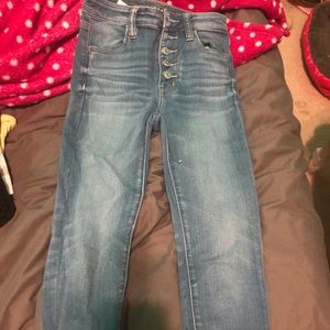 american eagle jeans high rise